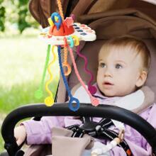 Ketiee Montessori Pull Toy Art.41305 Attīstoša rotaļlieta Motors