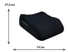Bebe Basic Yogi Art.16782 Black  Bērnu autokrēsls- būsteris 135-150cm (15-36 kg)