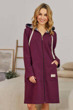 Doctronap Robe  Art.7107 Burgundy Peldmētelis grūtniecēm