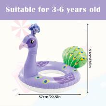 Peacock Inflatable Swimming Ring Art.43617  Piepūšamais riņķis