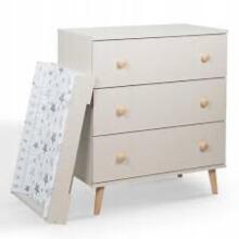 La Bebe™ Bedding Wood Set Tomi Art.43626 Cashmere  Children's furniture set: bed and chest of drawers