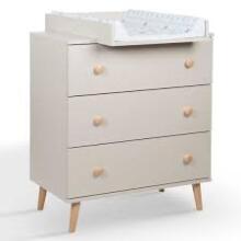 La Bebe™ Bedding Wood Set Tomi Art.43646 Cashmere Komplekts bērnu gultiņa+kumode