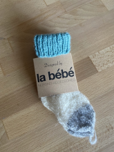La Bebe™ Lambswool Natural Eco Socks Art.44372 Dabīgas vilnas adītas bērnu zeķītes