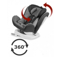 Aga Design Hamilton 360º Art.20517 Red raudona automobilinė kėdutė 0-36 kg