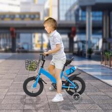 Kids Bike Wheels Collas 12' Blue Art.46663 Children's two-wheeled bicycle with additional wheels