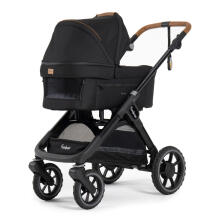 Emmaljunga Sento Max Outdoor Art.47477 Black Ratiņi ar kulbiņu