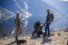 Emmaljunga Sento Max Outdoor Art.47481 Dark Navy Ratiņi ar kulbiņu