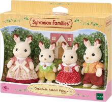 Sylvanian šokolādes zaķu ģimenes komplekts Art.5655