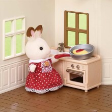 Sylvanian Families Art.5303 Red Roof Cosy Cottage with a chocolate rabbit girl Freya (Juljetta, Maria)
