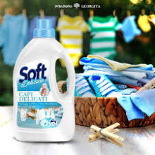 Soft Lana E Delicati Art.52579 Šķidrais bērnu veļas mazgāšanas līdzekļis 1000 ml