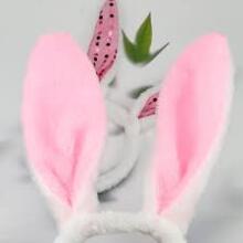 Home Company Rabbit Ear Art.53836 Karnevāla piederums  - zaķa ausis,1 gab