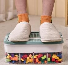 Storage Box for Lego Bricks  Art.54859   Креативный ящик для хранения со встроенной подставкой