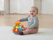 Vtech Baby Spinning Funny Animals Art.54980 Rotaļlieta muzikālā Jautri Dzīvnieki, 6 m+