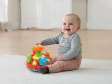 Vtech Baby Spinning Funny Animals Art.54980 Rotaļlieta muzikālā Jautri Dzīvnieki, 6 m+