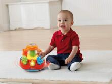 Vtech Baby Spinning Funny Animals Art.54980 Rotaļlieta muzikālā Jautri Dzīvnieki, 6 m+