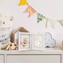 Chuckle Baby Art Art.55701 Hand and Foot Print  Двойная рамка для оттисков