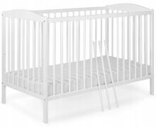 Kiddos Tomi Art.56281 White Bērnu koka gulta 120x60cm