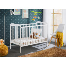 Bocian Kids Agata Art.56284 White Детская деревянная кроватка 120x60см