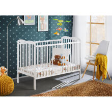 Bocian Kids Agata Art.56284 White Детская деревянная кроватка 120x60см
