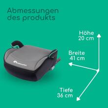 Bebeconfort Manga i-Fix Booster Art.56476 Tinted Black Autokrēsliņš/busteris (22-36 kg)