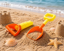 Bebe Basic Sand Toys Art.61652 Smilšu instrumentu komplektu,2 gab