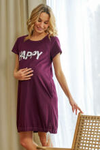 Doctornap  Cotton Night Dress Art.9504 Kokvilnas naktskrekliņš grūtniecēm/barošanai