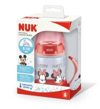 Nuk First Choice Minnie Art.62391 Бутылочка с силиконовой соской термоконтролем, 150 мл (6–18 месяцев)