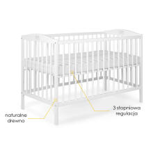 La Bebe™ Kids Wood Cot  Tomi 20 Art.64933 Pink  Bērnu kokā gultiņa 120x60cm