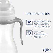Difrax Bottle Art.707 Light Pink  S- formas pudelīte 310ml