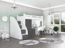 AJK Zuzia Plus Art.65551 Grey Детский  модульный  комплект мебели