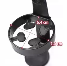 UniBaby Universal Cups Holder for Strollers  Art.50 Black Universālais pudelīšu turētājs