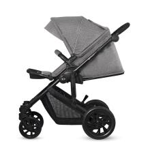 KinderKraft Prime Lite Grey 3 in1 Art.KKWPRLIGRY3000 Universālie rati 3 in1
