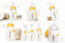 Medela Bottle S size Art. 200.0598 Бутылочка с силиконовой Preemie соской для кормления, размер S медленный поток, 150 мл