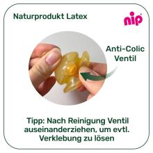 Nuk/Nip First Choice Art.70311 latex anti-colic teat, 6+m, small feed hole, 1 pcs