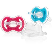 Nuby Softflex Gum -Eez Art.618 Silicone massager, teether pacifier (2 pcs.)