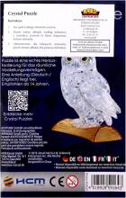 Crystal Puzzle Owl 3D Art.71227 Kristāla 3D Puzles