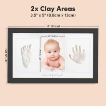 Keababies Baby Duo  Art.72002 Hand and Foot Print  Trīsdaļīgs ramītis uz sienam
