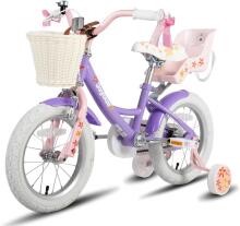 Joystar Kids Bike Wheels Collas 14'  Art.72709 Violet Bērnu divritenis (velosipēds) ar palīgriteņiem