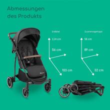 Bebeconfort Ingenious Art.72726 Black Bērnu sporta/pastaigu ratiņi/rati