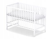 Elf Bed Arco Art.73262 White Wooden baby crib 120x60 cm