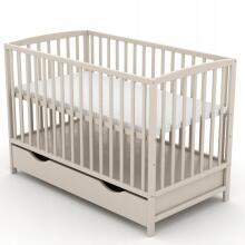 Elf Bed Arco Drawer Art.73281 White Bērnu koka gulta ar atvilktni 120x60cm
