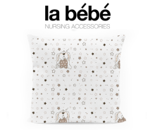 La Bebe™ Pillow Eco 40x40 Art.73401 Bunnies Гречневая подушка с хлопковой наволочкой 40x40см