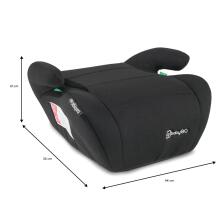 Babygo Booster Art.73806 Black Bērnu autosēdeklis būsters