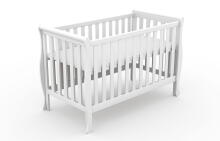 Elf Oak Bed Gala  Art.74239 White деткая кроватка для малышей  120х60см