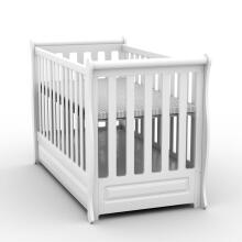 Elf Oak Bed Gala  Art.74239 White деткая кроватка для малышей  120х60см