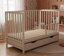 Elf Bed Arco Art.74241 Taupe Детская деревянная кроватка 120x60см