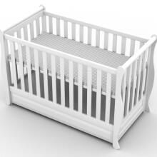 Elf Bed Gardenia Drawer  Art.74249 White  bērnu gulta ar atvilktni  120x60cm