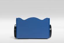 Plastiko Monza Art.74280 Blue Ergonomiska bērnu gulta - Mašīna ar  matraci 190x90 cm