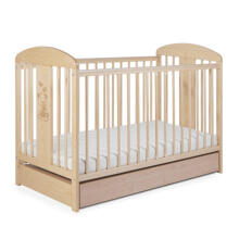 La Bebe™ Kids Wood Cot Tomi 20 Art.74492 Grey Bērnu kokā gultiņa 120x60cm
