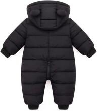 JiAmy Baby Winter Jumpsuit with Hood Art.74828 Black Pavasara/Rudens bērnu kombinezons (izm.56-74)